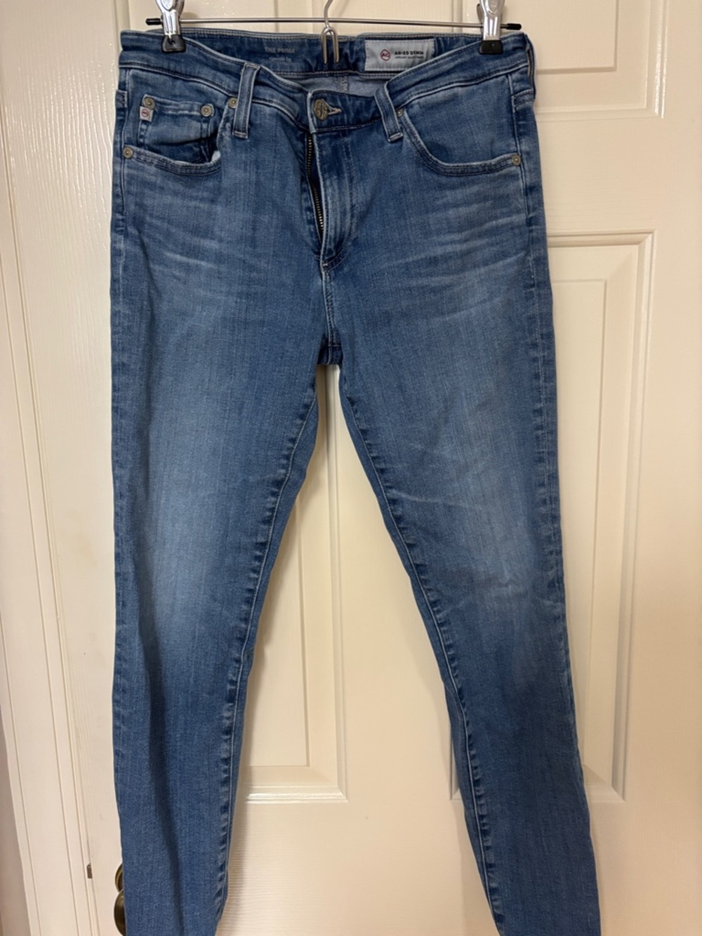 AG Prima Slim Midwash Blue Women's Jeans